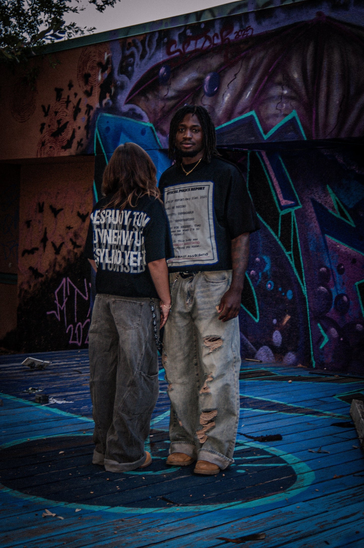 "THEY ONLY SEE YOU WHEN YOUR NOT YOURSELF" TEE