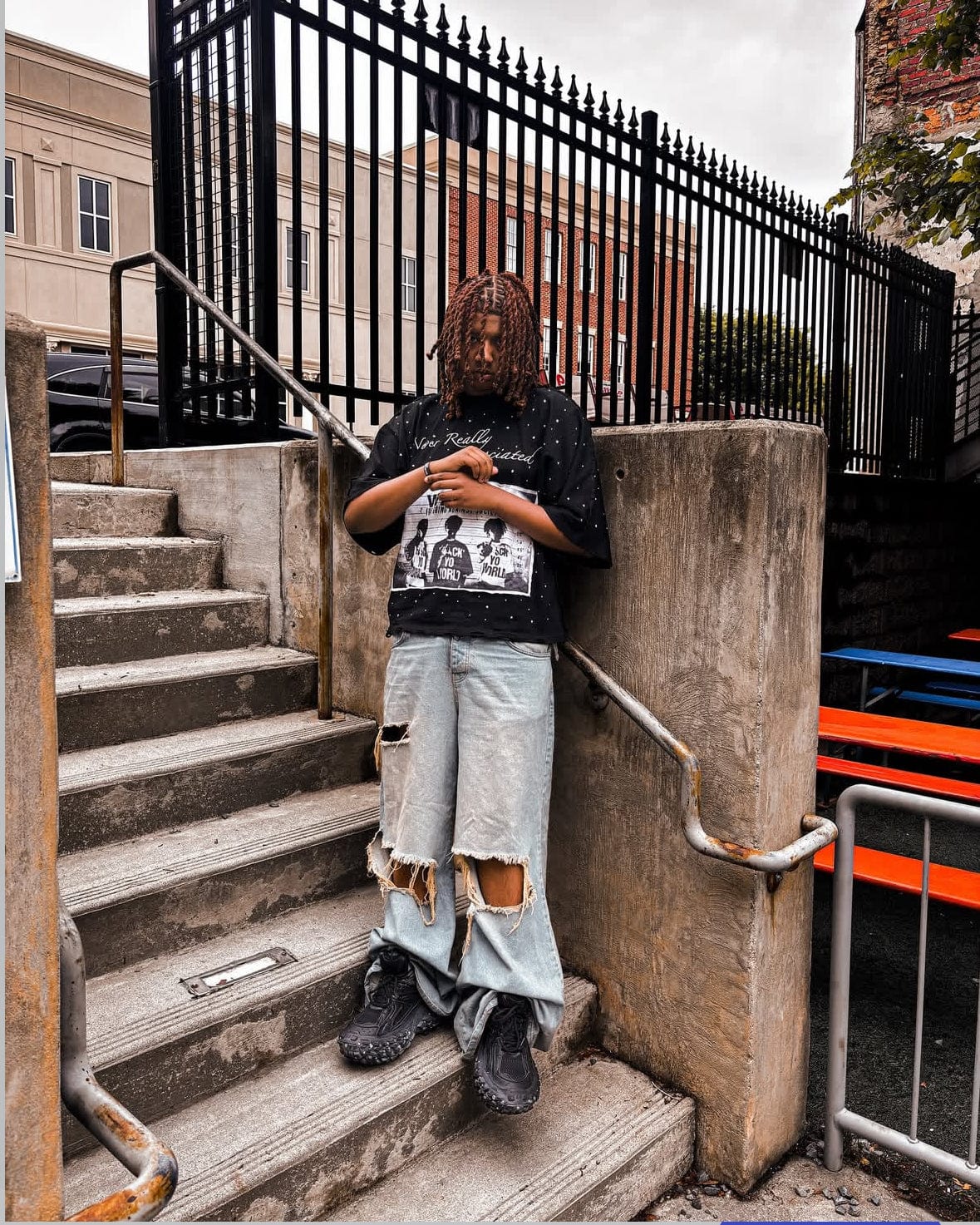 “WANTED FOR GOING AGAINST SOCIETY” TEE