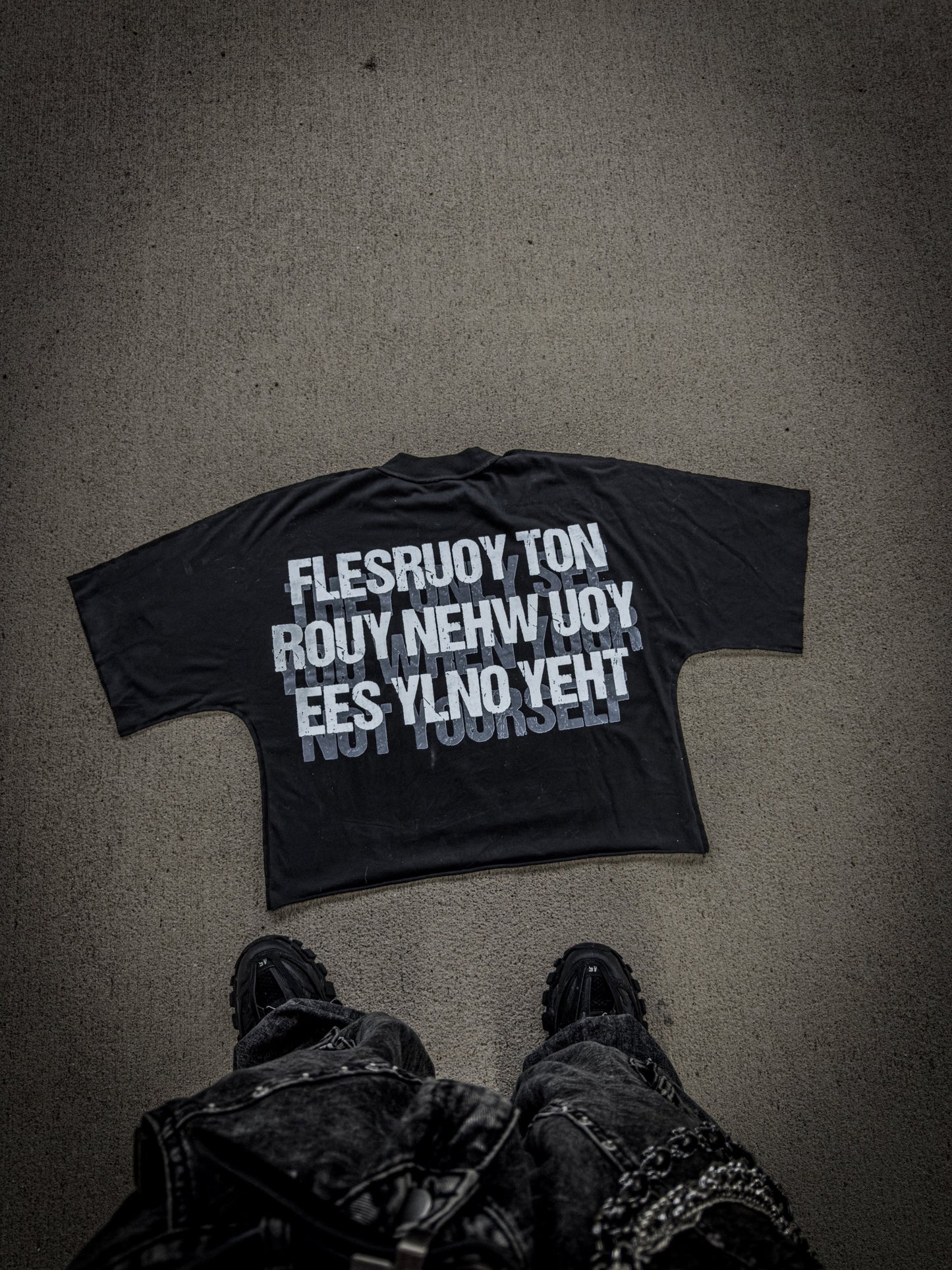 "THEY ONLY SEE YOU WHEN YOUR NOT YOURSELF" TEE